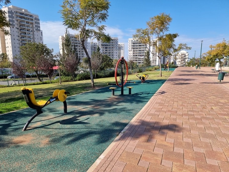 פארק גבעת האהבה מתקני כושר