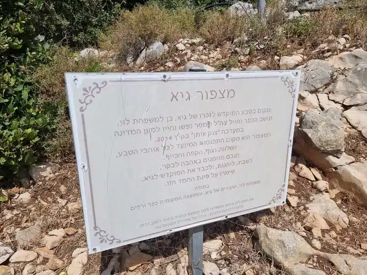מצפור גיא הקדשה